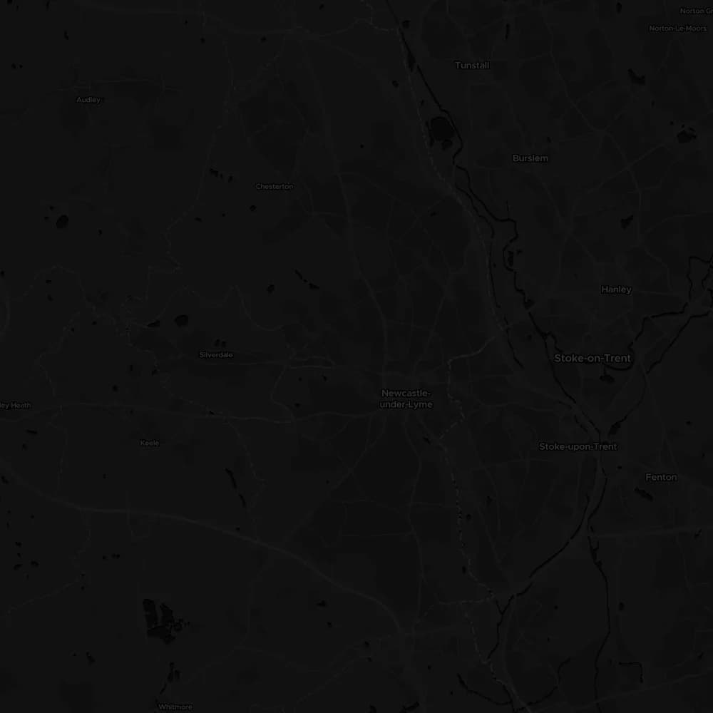 Map of Newcastle showing the Elite Tool & Plant Hire yard at Etruria
